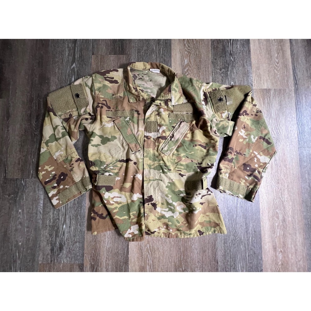 US Military OCP Multicam Combat Coat Mens Large Short Good Tactical Field Jacket